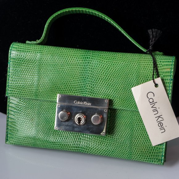 NWT lizard Calvin Klein bag - Picture 5 of 9